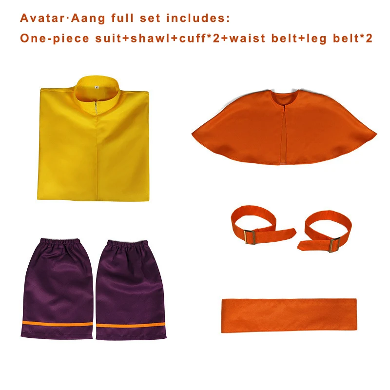 Аниме Аватар игры: Последний Костюм ааня оранжевого и катары красный синий
