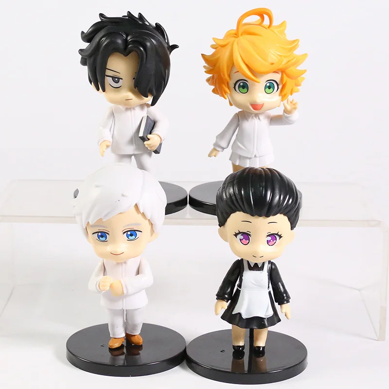 

Симпатичные Аниме фигурки из м/ф «обещанская Невеста», 10 см, 4 шт./компл.