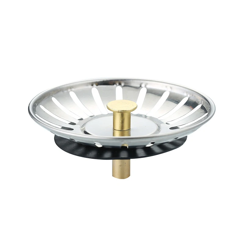 

1pcs Stainless Steel Kitchen Sink Strainer Stopper Waste Plug Sink Filter filtre lavabo Bathroom Hair Colanders cocina accesorio