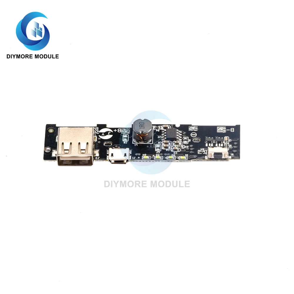 DC 5V 2A USB Power Bank Charge Module 18650 Battery Li-ion Lithium Cells Pack Charging PCB Circuit Board For Xiaomi Huawei | Электронные