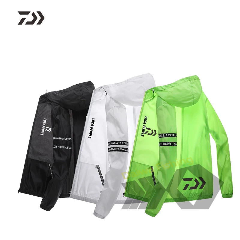

Daiwa Fishing Clothing Summer Breathable Quick Dry Sun Protection Anti-Uv Wear Fishing Jacket Men Hiking Camping Outdoor Sports