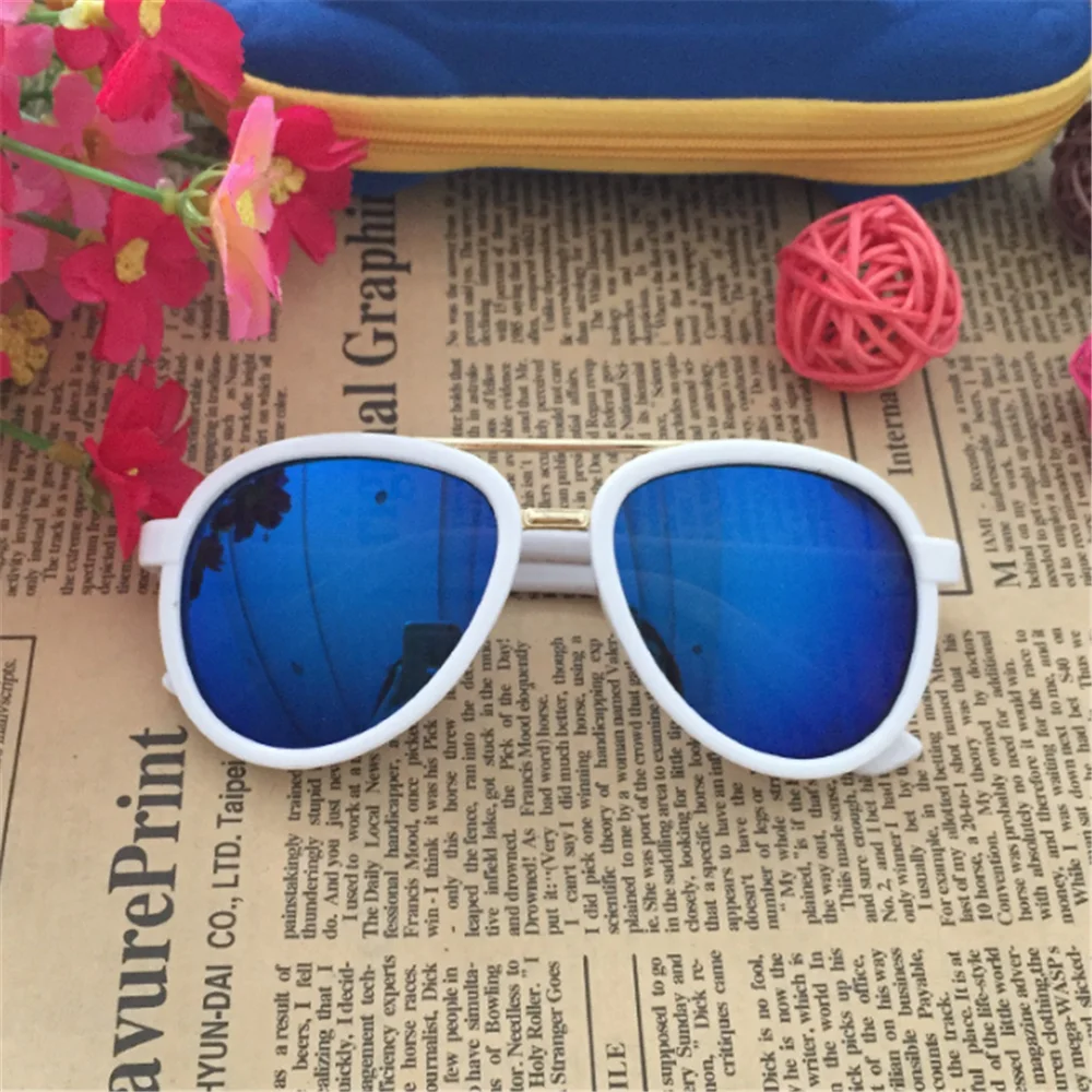 Модные детские солнцезащитные очки Брендовые дизайнерские с защитой от УФ-лучей