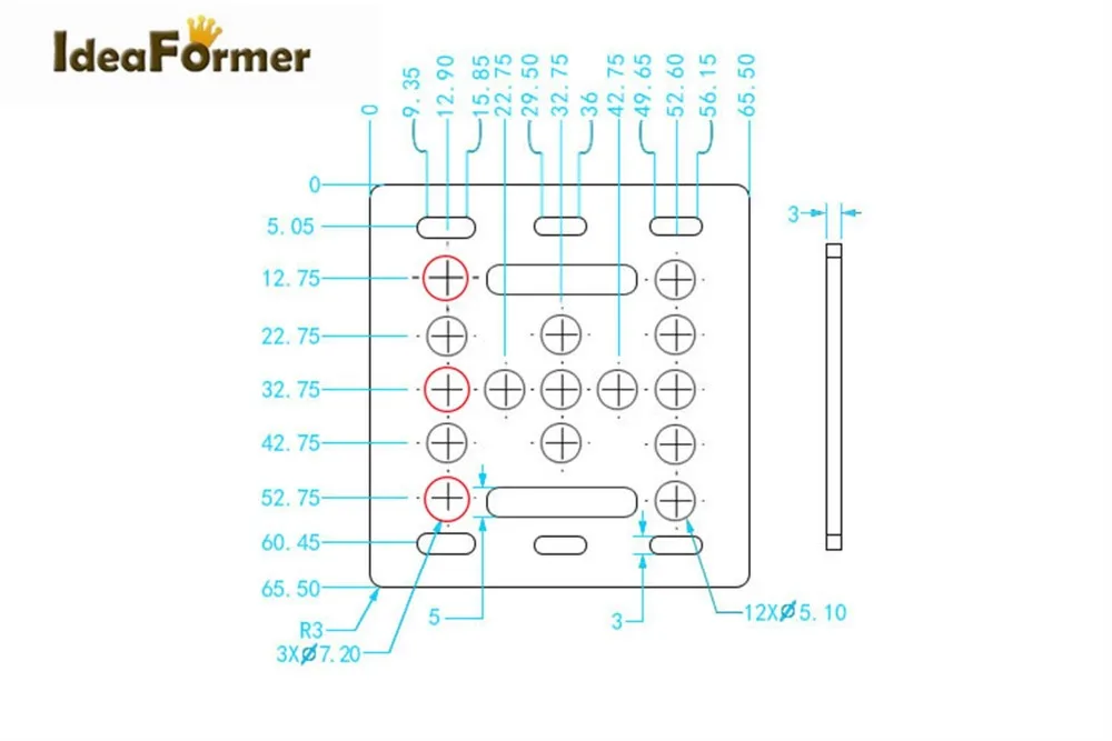 Части 3d принтера Openbuilds V козловой комплект платформ специальная скользящая пластина для алюминиевых профилей v-слот мини пять рулеток