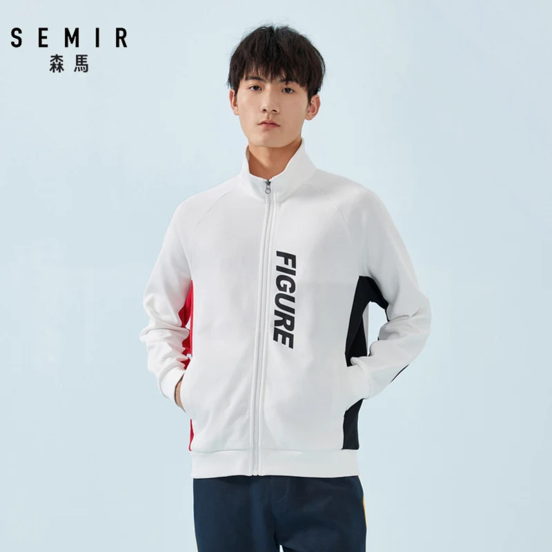 Куртка Semir мужская с воротником-стойкой хлопковая рукавами реглан молодежная