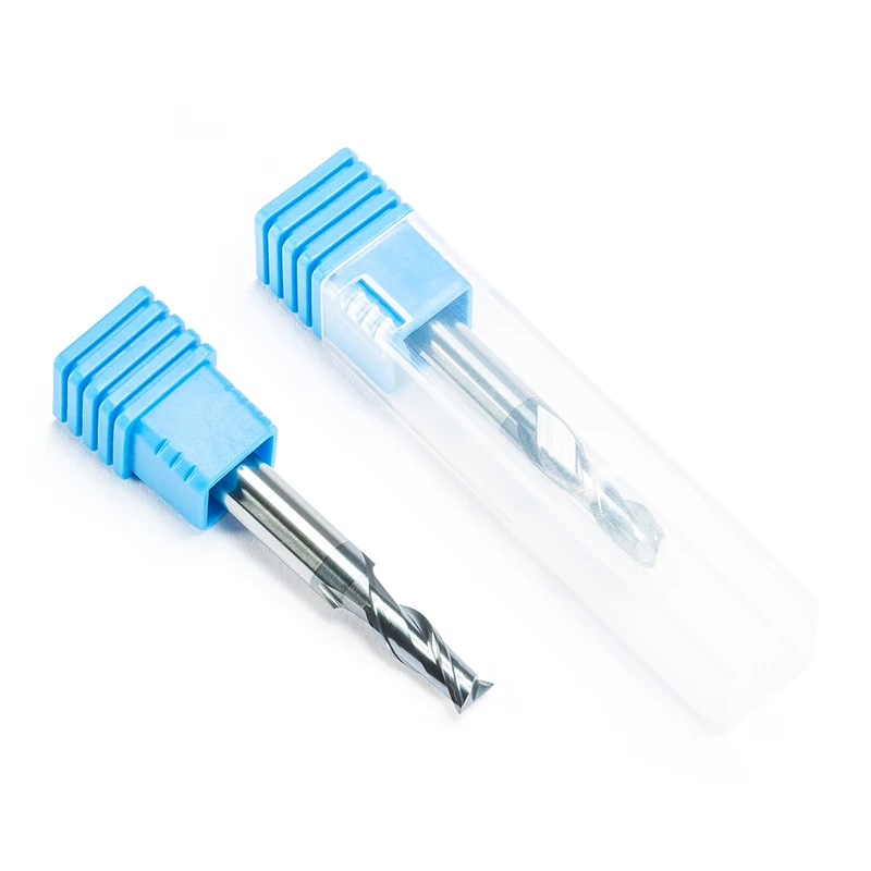 2 шт. инструменты с ЧПУ Концевая фреза HRC55 две двойные флейты сплав карбидная