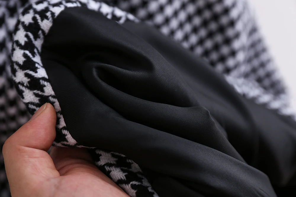 2019 Autumn winter new women straight Slim thin plaid printed elegant coat Female long cardigans | Женская одежда