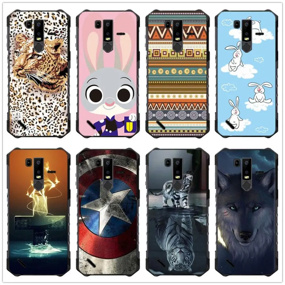 Глянцевый силиконовый чехол для Ulefone Armor 6 6E 6S 7 защитный бампер из ТПУ телефона