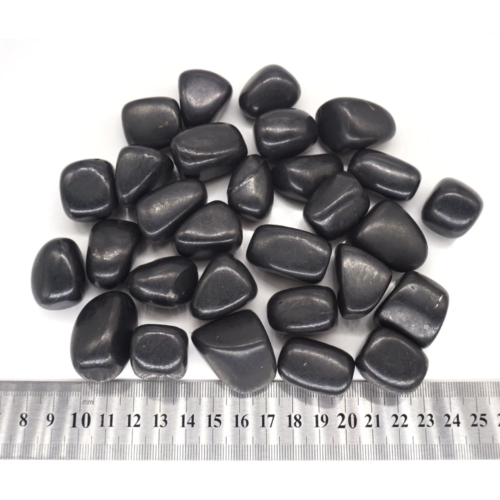 Природный бунгит опущенный камень исцеляющий кристалл минеральный сыпучий