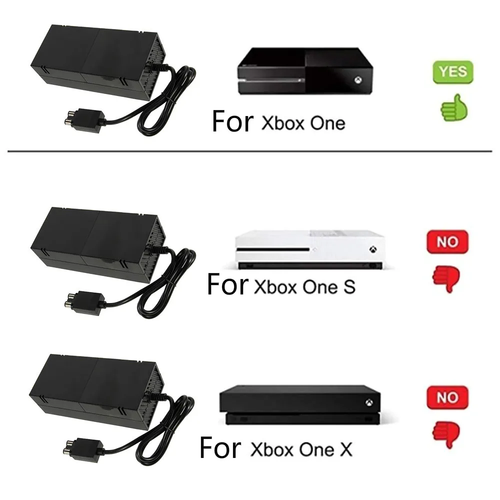 2020 NEW For Xbox One Console AC Adapter Brick Charger Power Supply XBOXONE Kinect Sensor Fast Shipping | Электроника