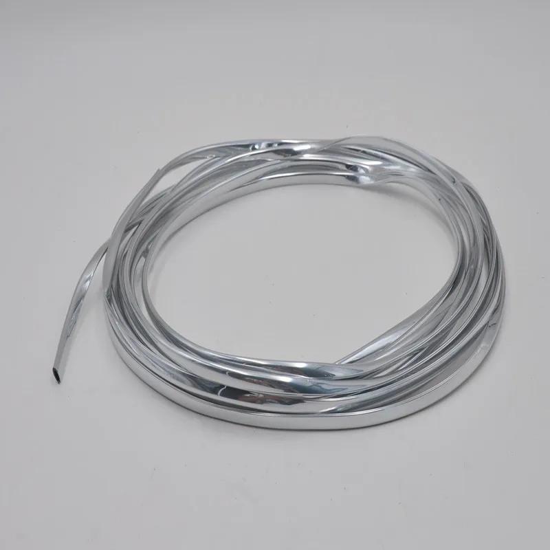 Хромированная защитная накладка для края двери автомобиля 6 м серебристая |