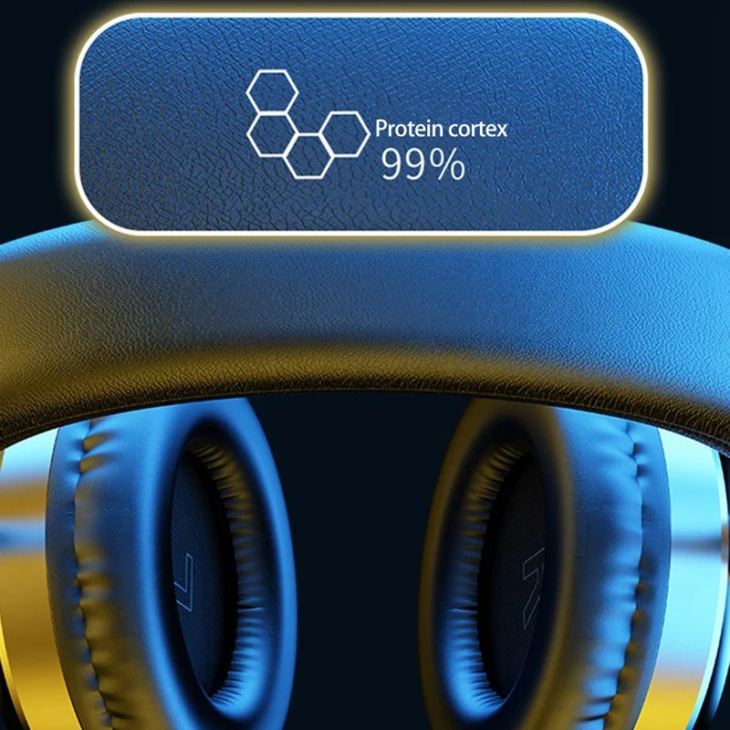 

Head-Mounted Wireless Headset Metal Bluetooth 5.0 Headset Sports Headset for iPhone Samsung Xiaomi Huawei