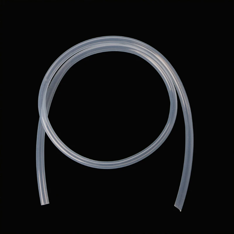 

6mm ID x 8mm OD Food Grade Silicone Tube Flexible Hose Pipe 1m Transparent