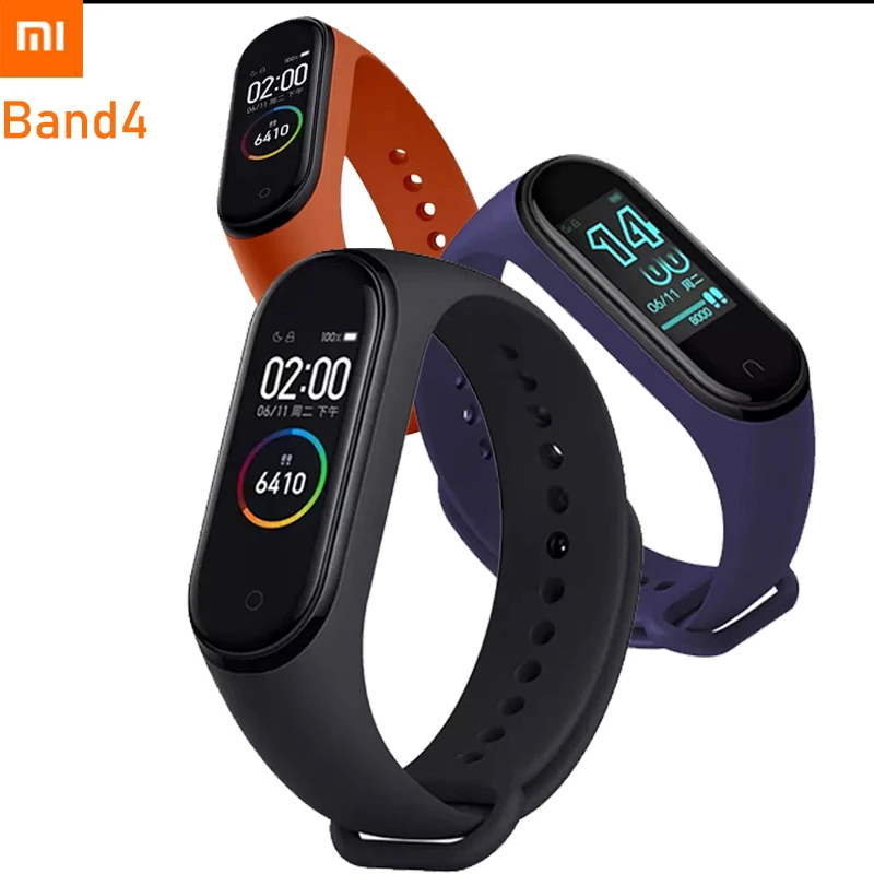 Фитнес трекер Xiaomi Mi band 4/band3 /band2 с AMOLED экраном|Смарт-браслеты| |