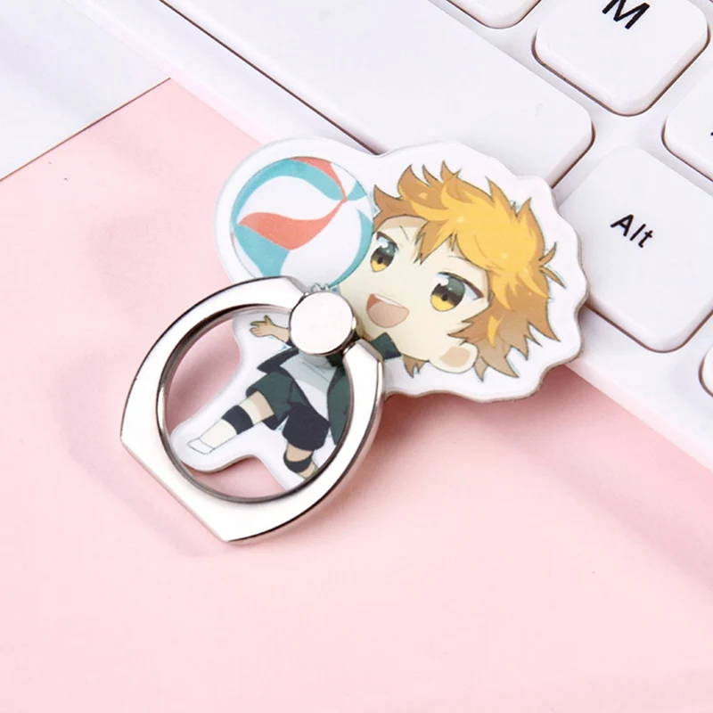 Аниме Haikyuu 360 градусов вращающаяся Kawaii забавная подставка для телефона акриловая
