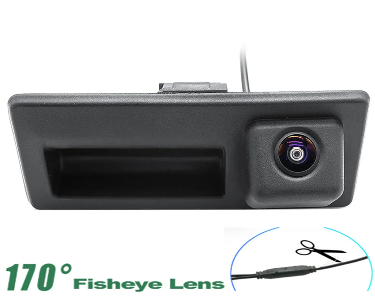 Камера заднего вида 1080P с ручкой багажника для Audi A4 A3 A5 Q5 Volkswagen Passat B6 B7 Tiguan Golf Touran EOS