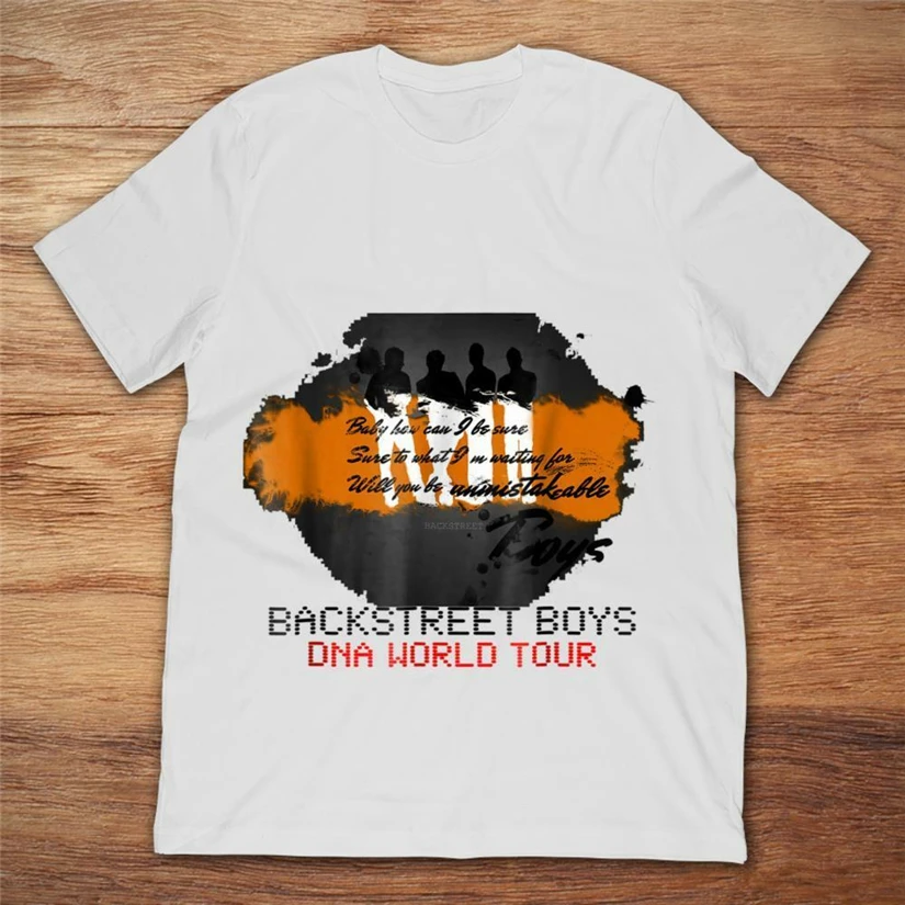 Backstreet Boys Dna World Tour 2019 Футболка с принтом на заказ| |