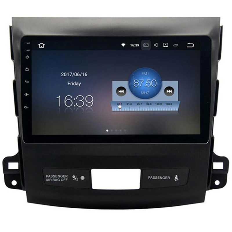 Android 9 0 автомобильный Dvd Gps мультимедийный плеер радио для Mitsubishi Outlander 2006 2014 peugeot