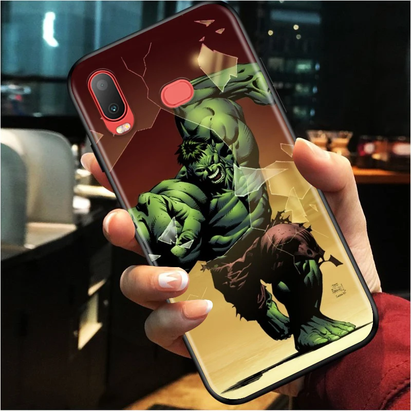 

Marvel HAWK for Samsung A3 A5 A6 A7 A8 A9 A6S A750 A8S 2016 2017 2018 Star Plus TPU Black Phone Case
