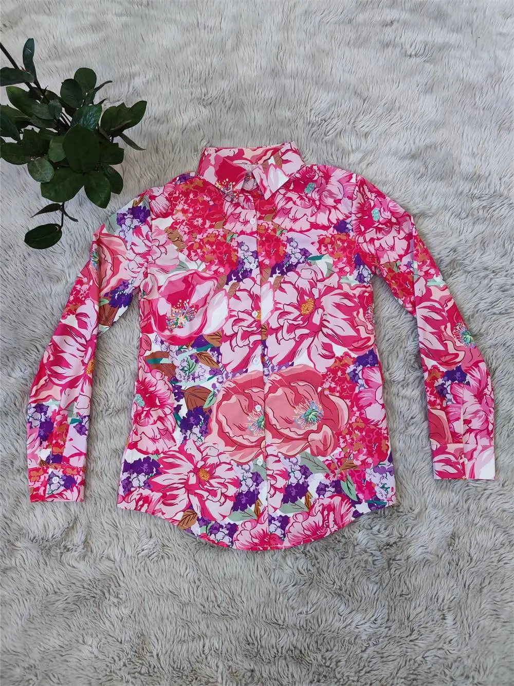 

2021 New Summer Safflower Temperament Leisure Famous Garden Style Women's Shirt