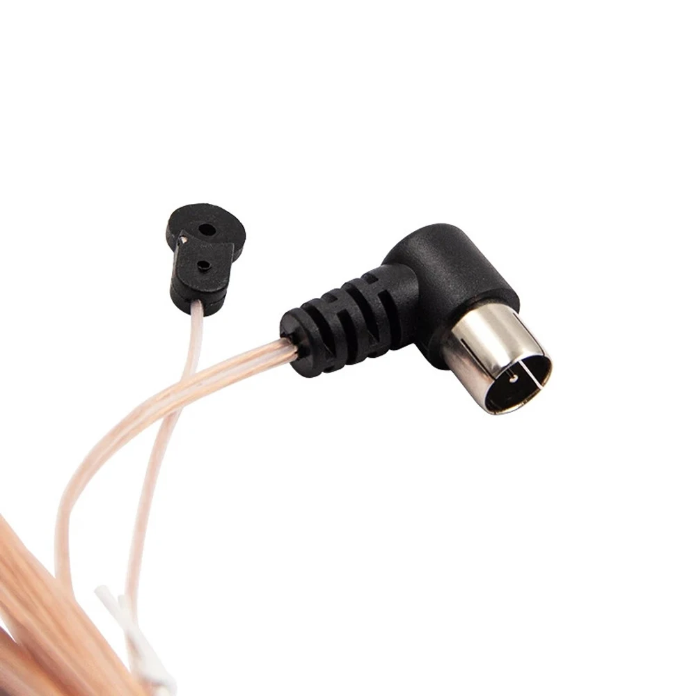 

FM Radio Antenna 75 OFM Dipole Indoor T Antennas Copper HD Aerial Receiver Male Type F Connector For FM Radio Stations Indoor
