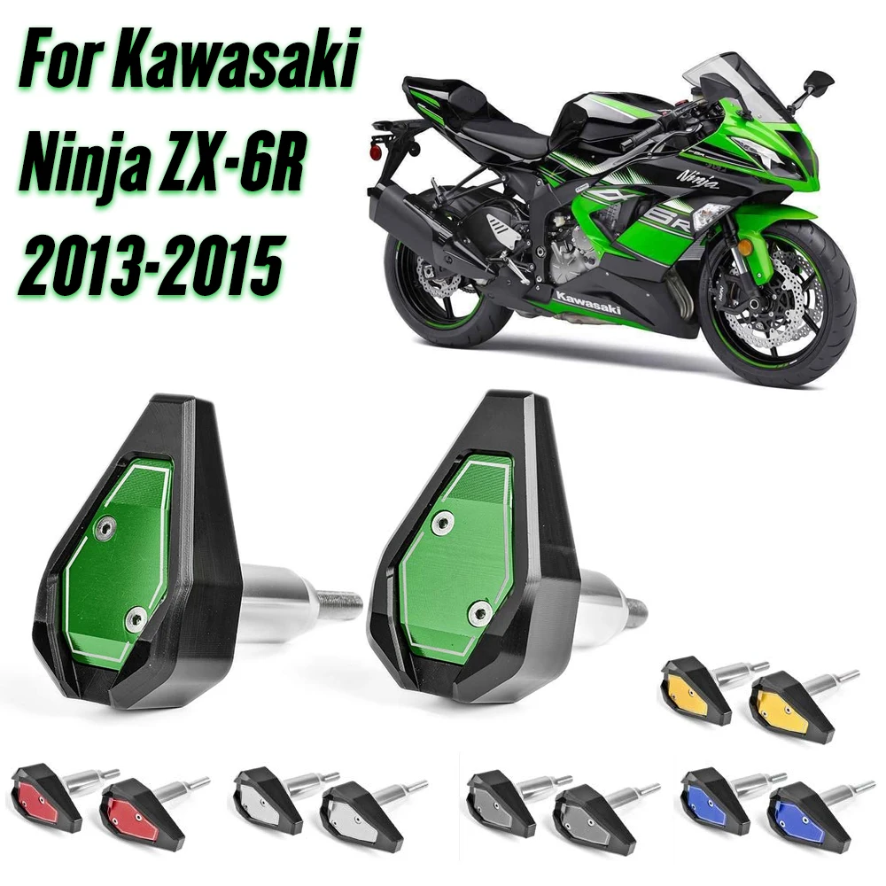 ZX6R рамка Ползунки Краш Pad крышка защита от падения двигателя для Kawasaki Ninja zxzx636 ZX 6R 6