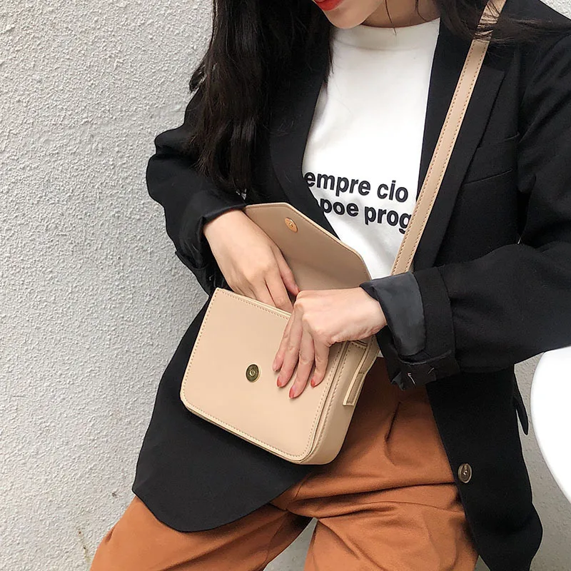 Женская сумка мессенджер в Корейском стиле маленькая мини через плечо из