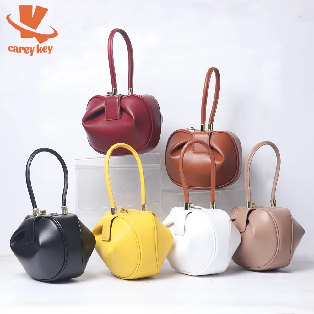 Роскошная дизайнерская сумка CAREY KEY женские маленькие круглые дизайнерские