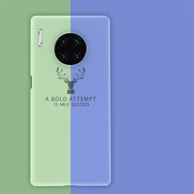 Твердый чехол из жидкого поликарбоната для huawei mate 30 Pro 5G Модный телефона 20 удобная