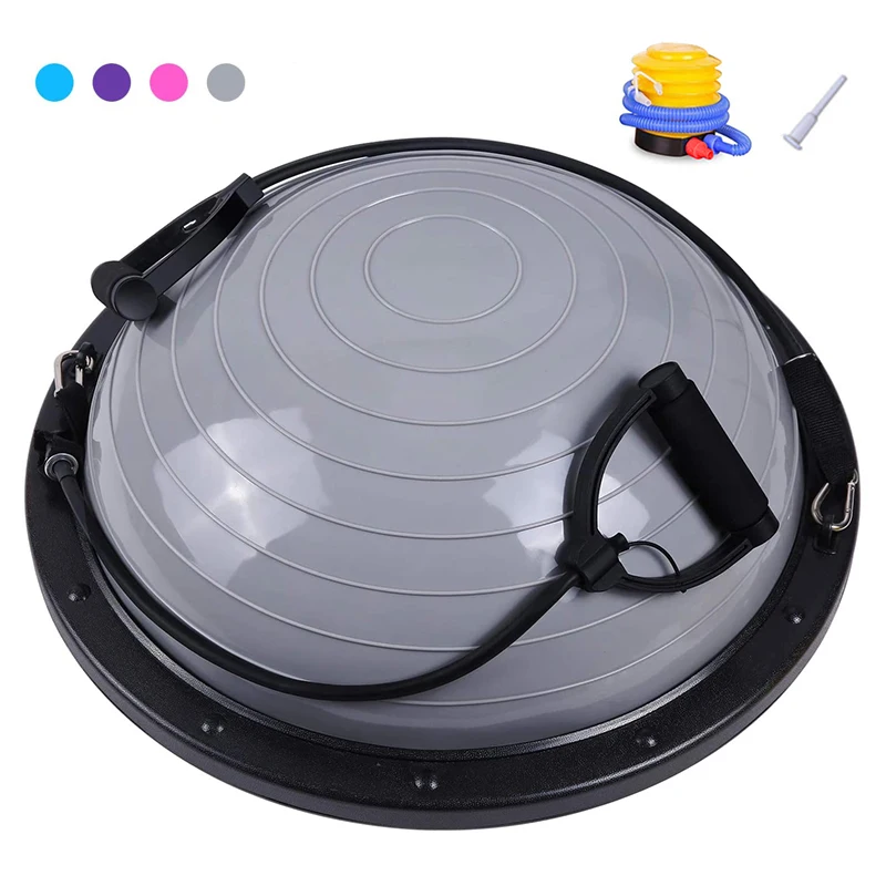 YXTC Йога Пилатес фитнес баланс мяч доска с эспандерами стабильность тренировки