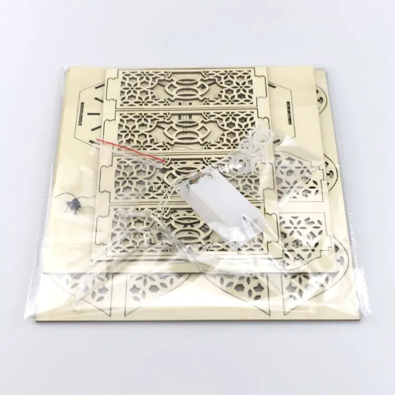 

Fte musulmane lumire Ramadan Eid moubarak dcorations lampe LED en bois