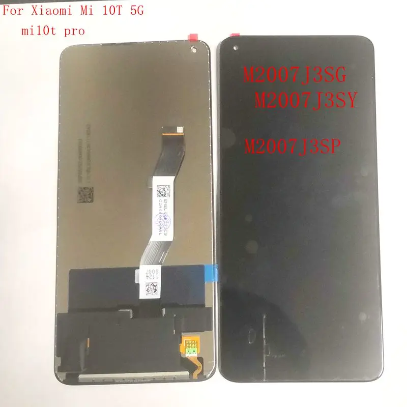 

6.67" Original For Xiaomi Mi 10T Pro Lcd Screen Display Touch Glass DIgitizer Full mi10t screen M2007J3SY M2007J3SG
