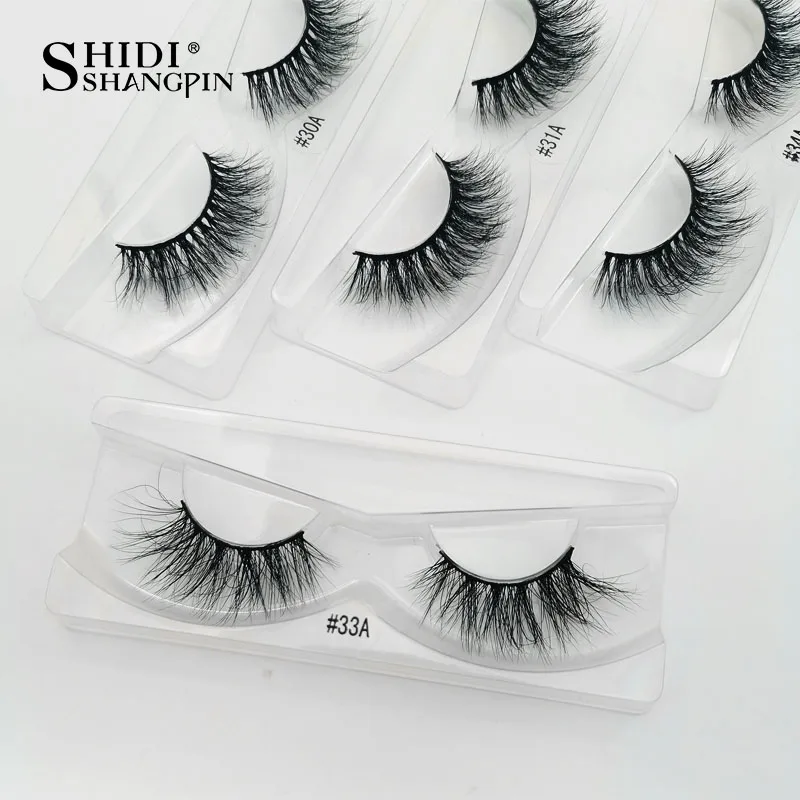 wholesale 20/30/40/50 pairs bulk fluffy mink lashes volume 3d/5d false eyelashes extension custom label natural lash makeup | Красота и