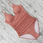 Женский цельный купальник, сексуальное бикини с высокой талией, монокини с волнистым узором, XL, 2019