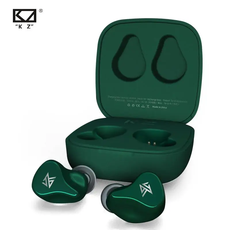 Плотным верхним ворсом KZ Z1 наушники вкладыши TWS True Беспроводной Bluetooth v5.0 двойной
