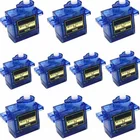 1 шт. SG90 9g мини микро сервопривод MG90S металлическая Шестерня RC микро сервопривод тестер игрушечные двигатели для Arduino самолета автомобиля 50 450 вертолета