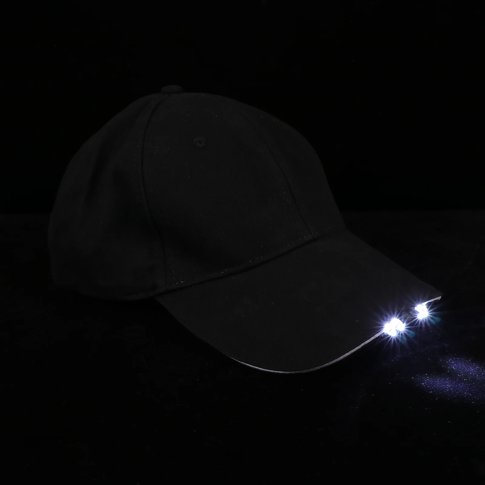 

1Pc Simple Male Peaked Hat Charging Lighting Baseball Hat Cotton All-match Hat