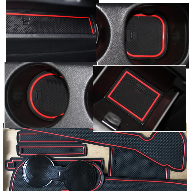 Противоскользящий резиновый коврик слот для ворот Lexus RX RX270 RX350 RX450h 2010 2012 2013 2014 2015