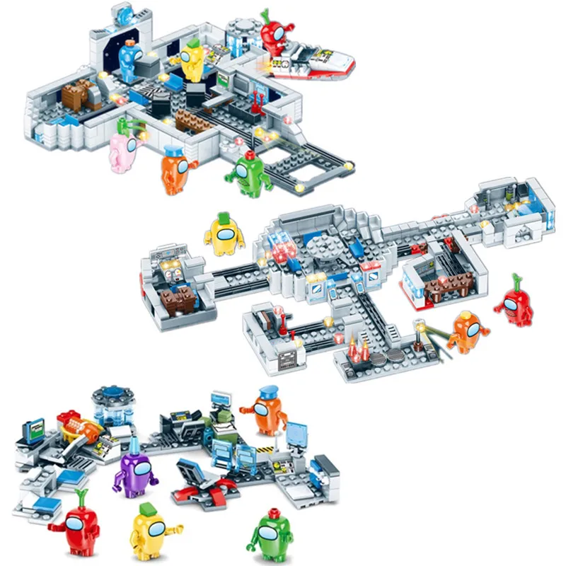 3 шт./лот Amonged Us космические фигурки инопланетянина плюшевая игрушка модель