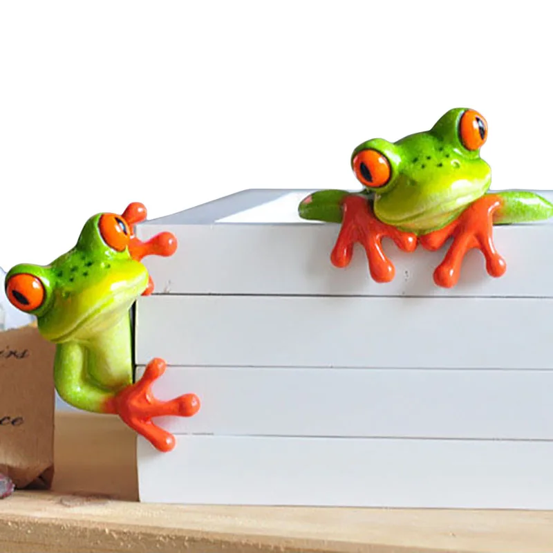 

Resin Craft Cute Frog Figurine Living Room Bedroom Desktop Decoration Graden Cafe Office Ornaments Home Decor Desk Accessories
