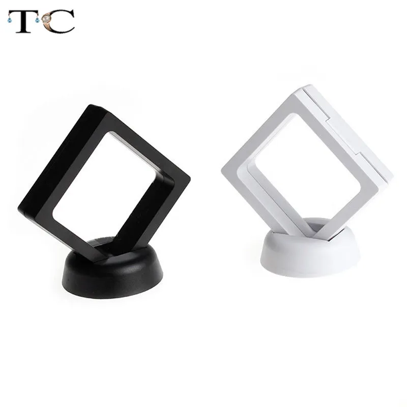 Прозрачный подвесной чехол для ювелирных изделий витрина кольцо плавающий