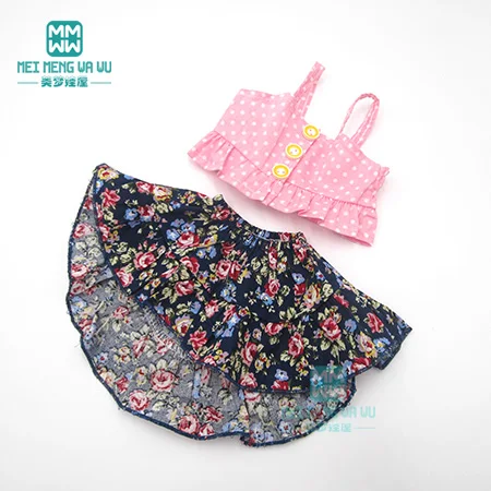 Модная детская Одежда для куклы, размер 43 см, игрушки для новорожденных, аксессуары для кукол и американская кукольная одежда, балетная юбка, платье принцессы - Цвет: M--378