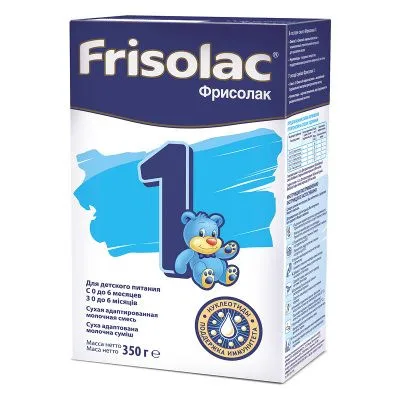 Смесь сухая молочная «Фрисолак 1» Friso, 350 г