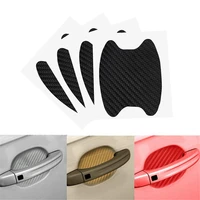 4pcsset car door sticker scratches resistant cover body decoration auto handle protection film exterior accessories car styling