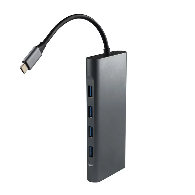 USB C концентратор док станция для ноутбука Тип адаптер Многофункциональный USB3.0