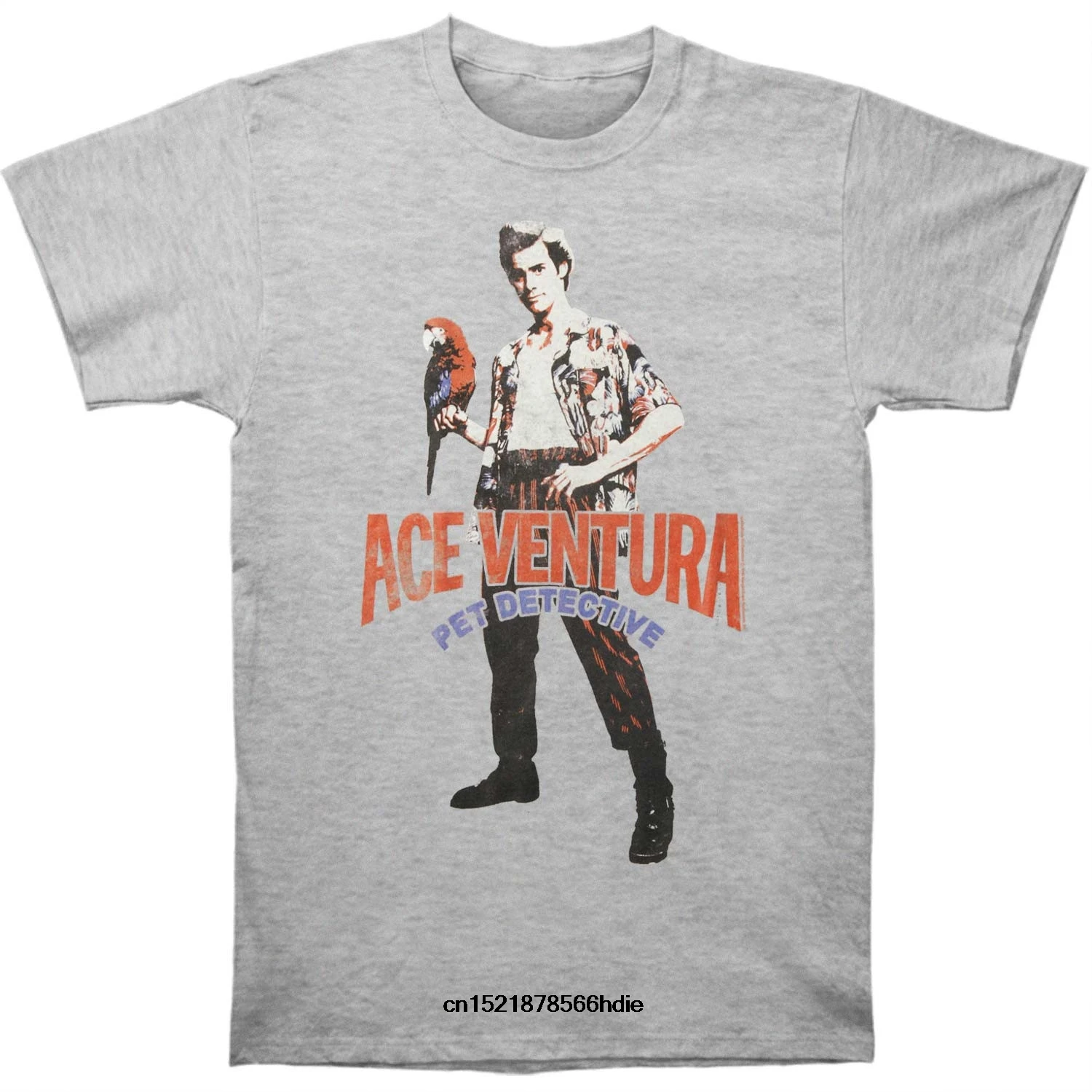 Новинка 2019 забавная Мужская футболка Ace Ventura красная черная синяя - купить по