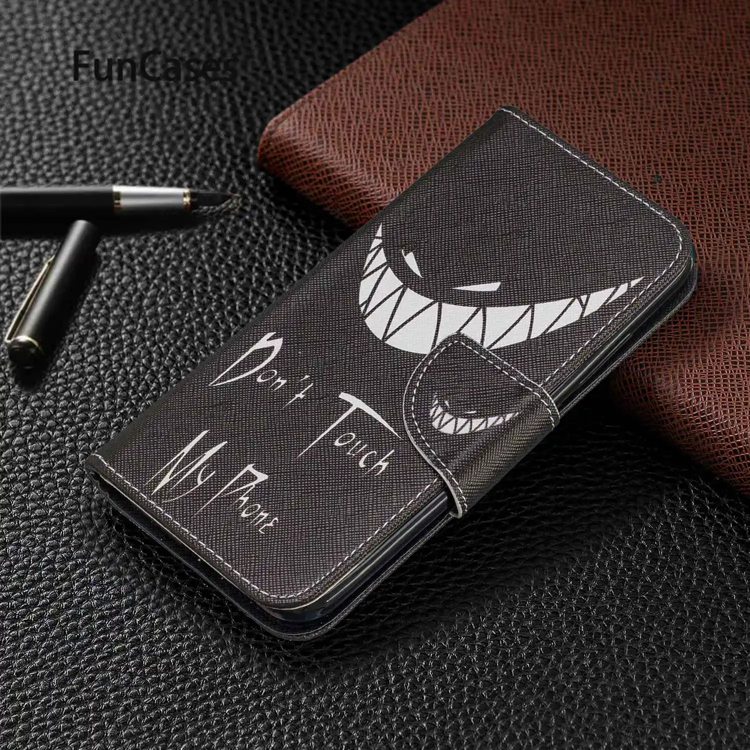 Чехол книжка с животными из искусственной кожи для телефона Nokia 2 чехол рисунком