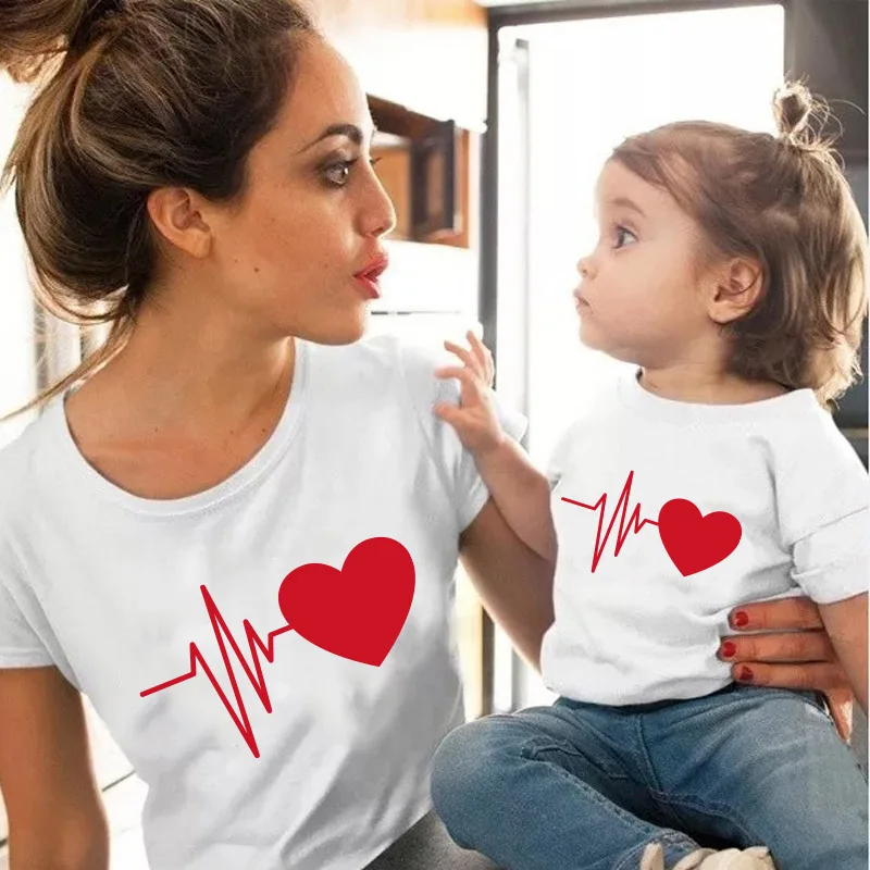 

Fashion Family Matching Clothes Mommy and me clothes Mother Daughter Matching family outfits mom and Me Clothes QT-1957