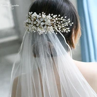 bridal hair comb bridal hair accessories flowers beaded handmade wedding hair comb bridal silver wedding clip women tiara