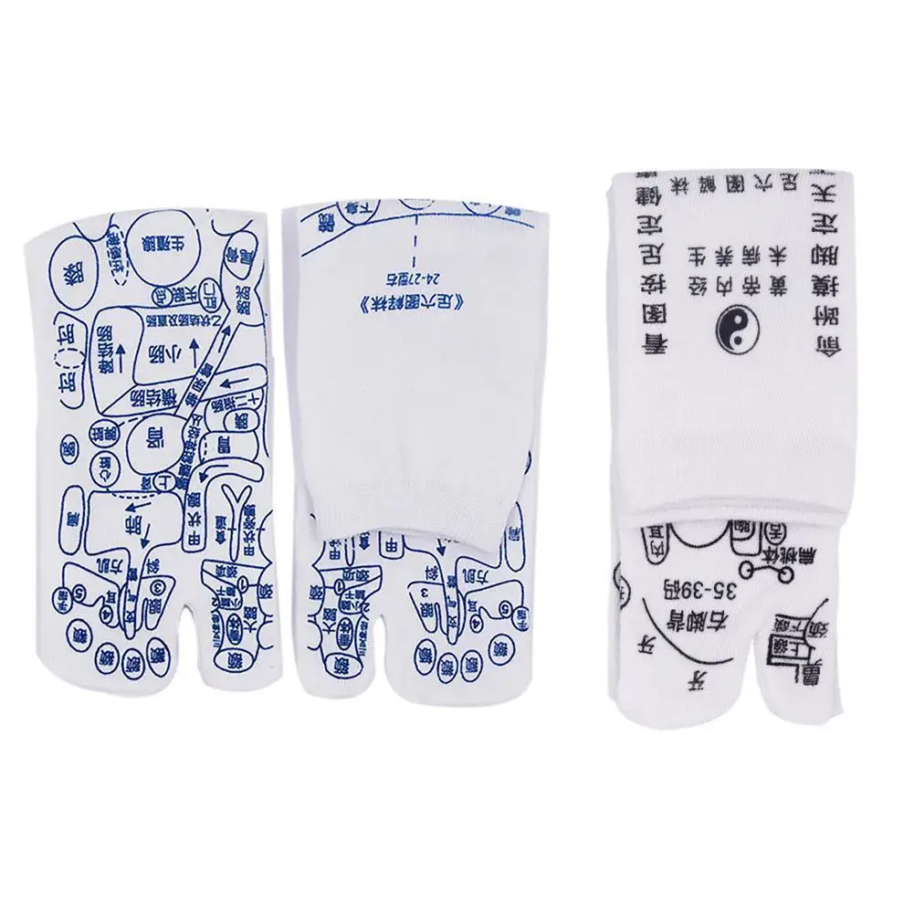 

Acupressure Reflexology Socks Foot Massager Foot Acupoint Socks Map Cotton Socks Soft Acupressure Breathable Reflexology G0Q6