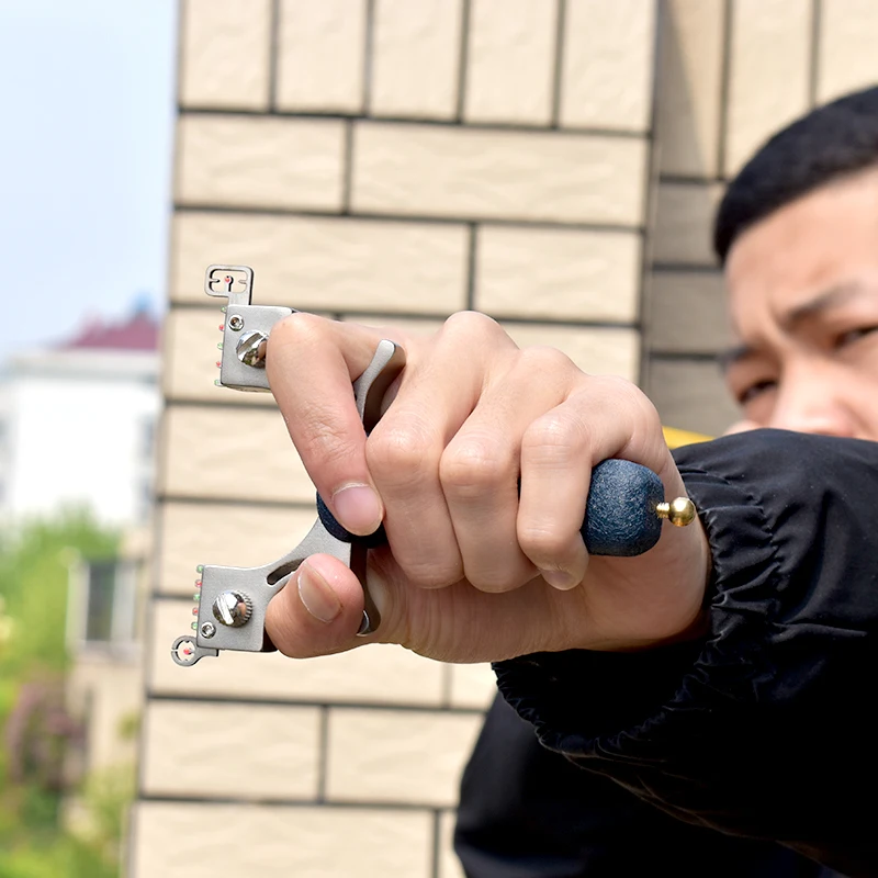 

New Product Slingshot Use Flat Rubber Band Shooting Professional Outdoor Competitive Catapult Kids Toys